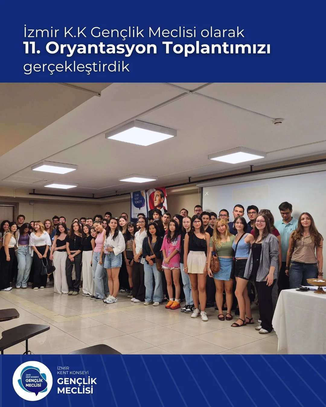 İzmir Kent Konseyi Gençlik Meclisi 11. Oryantasyon Toplantısını Gerçekleştirdi