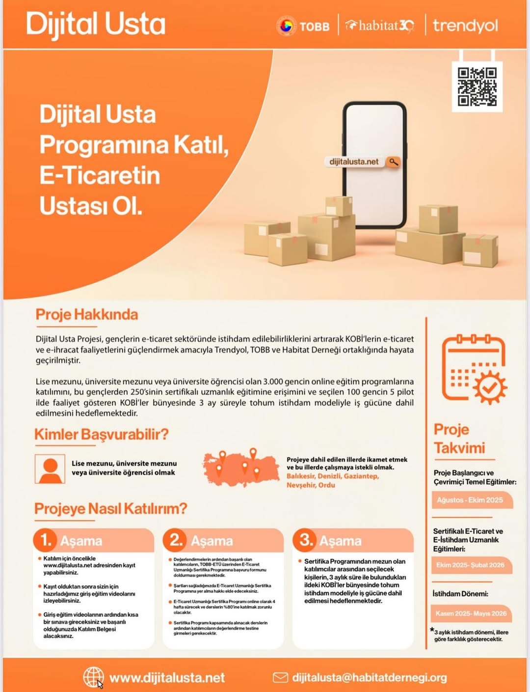 Dijital Usta Projesi Gençleri E-Ticaretin Geleceğiyle Buluşturuyor