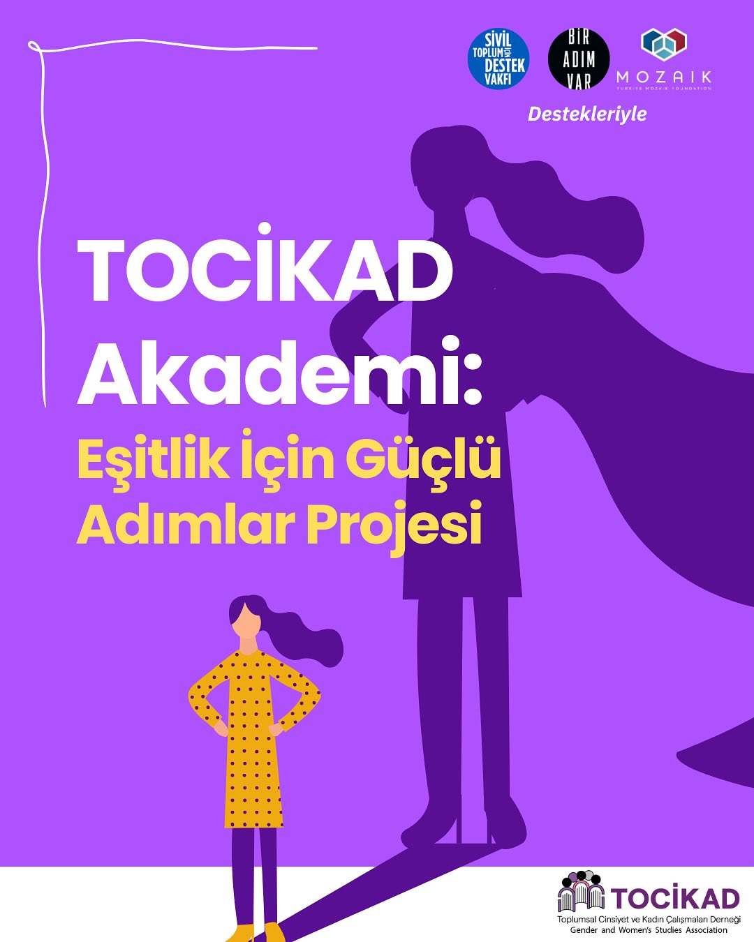 TOCİKAD Akademi “Eşitlik İçin Güçlü Adımlar Projesi” Tamamlandı