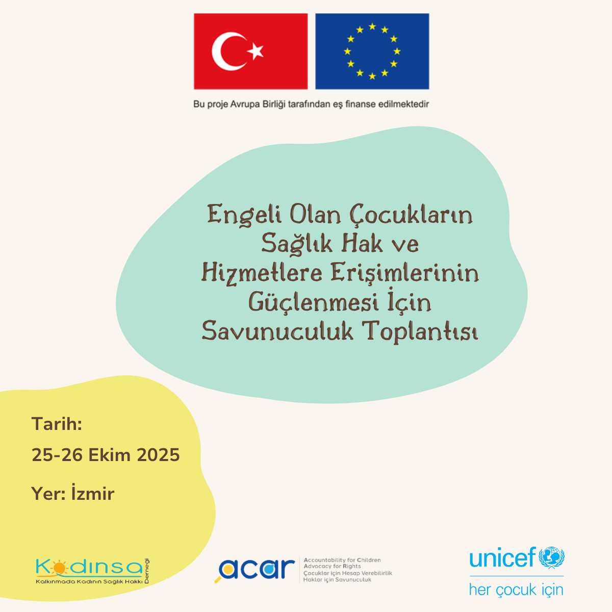 Engeli Olan Çocukların Sağlık Hakkı İçin İzmir’de Kritik Toplantı