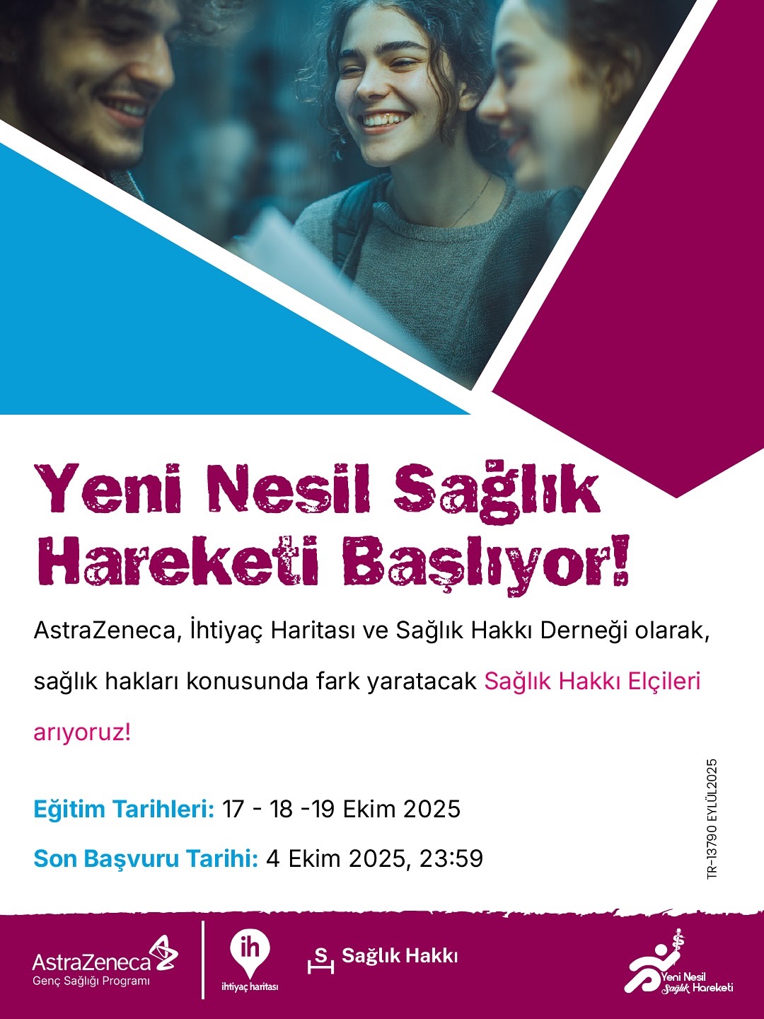 Yeni Nesil Sağlık Hakkı Elçileri Aranıyor: Gençler Sağlık Hakları İçin Harekete Geçiyor