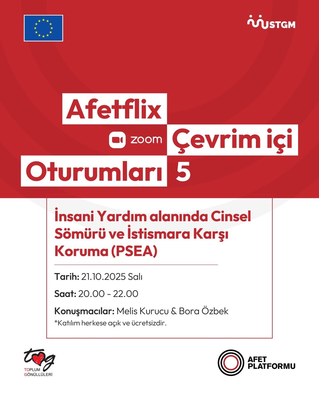 AfetFlix Beşinci Oturumuyla Devam Ediyor
