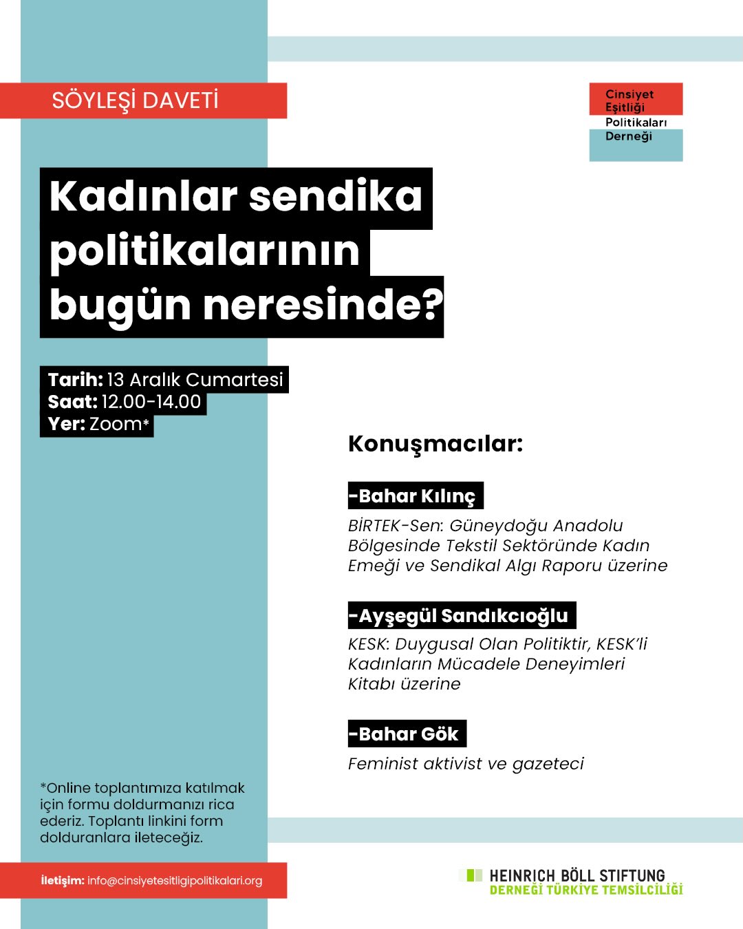 Sendikalarda Kadınların Yeri Tartışılıyor