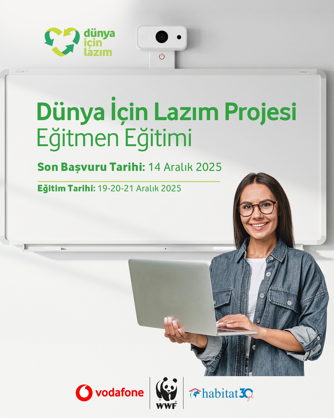 Dünya İçin Lazım Projesi İçin Gönüllü Eğitmen Başvuruları Başladı