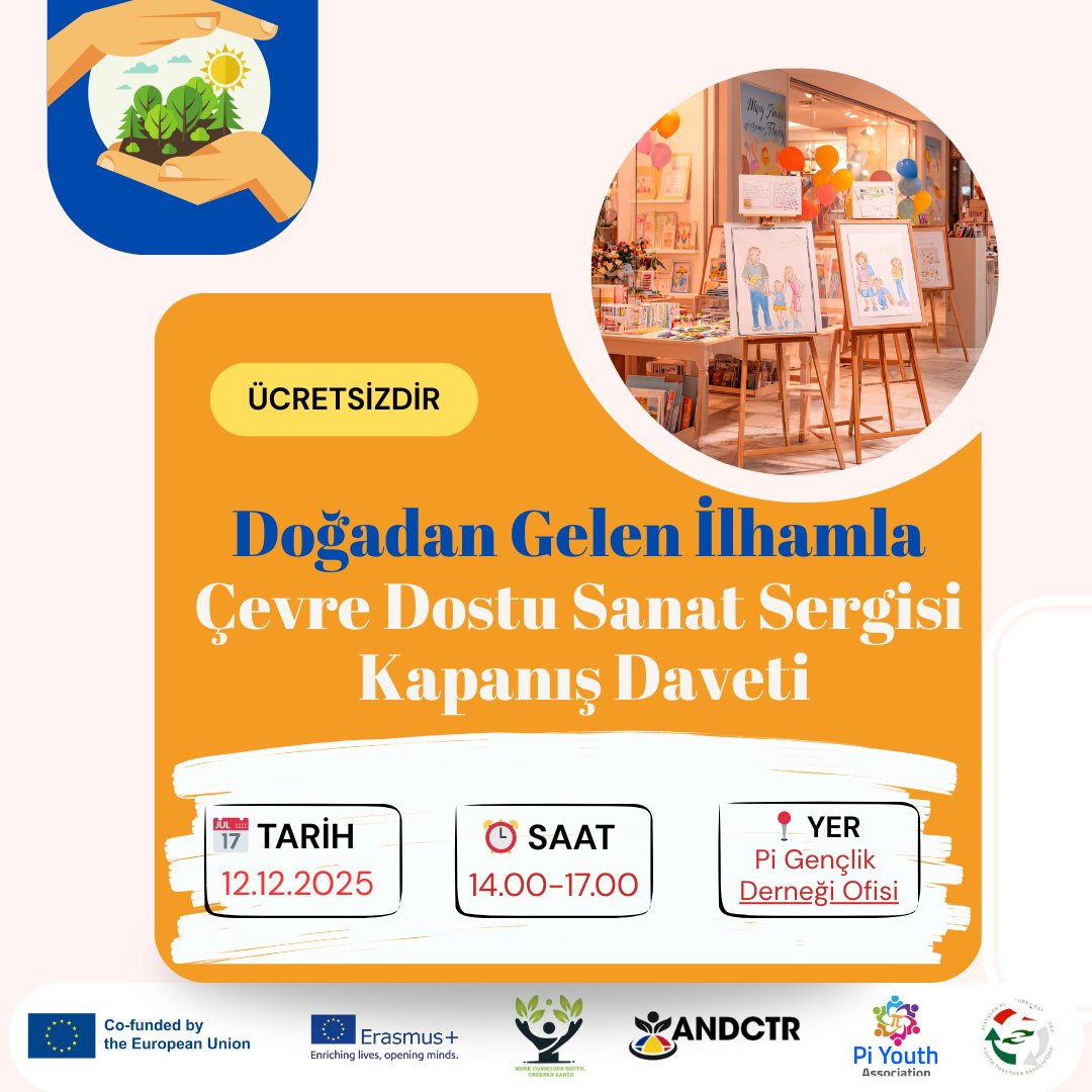 Çevre Dostu Sanat Sergisi İzmir’de Açılıyor: Gençler Doğadan İlham Alan Eserlerini Sunuyor