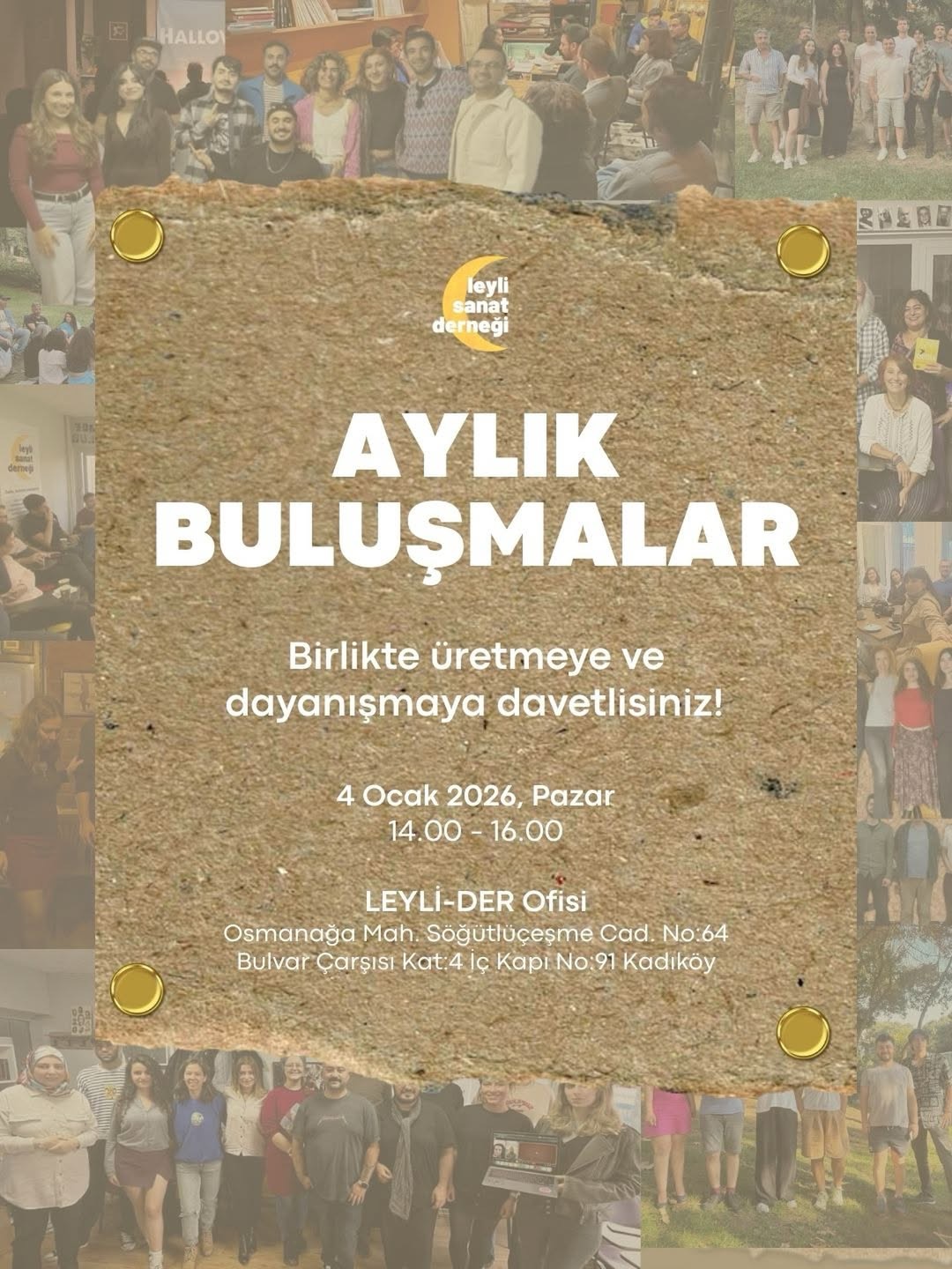 Leyli Sanat Derneği Yeni Yılın İlk Buluşmasını Kadıköy’de Gerçekleştiriyor
