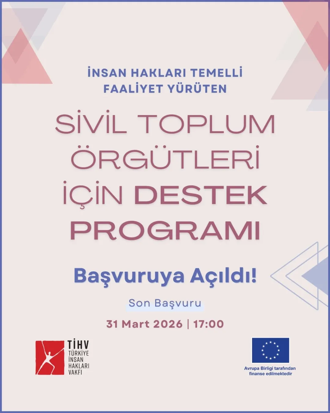 TİHV’den Sivil Toplum Örgütlerine Destek
