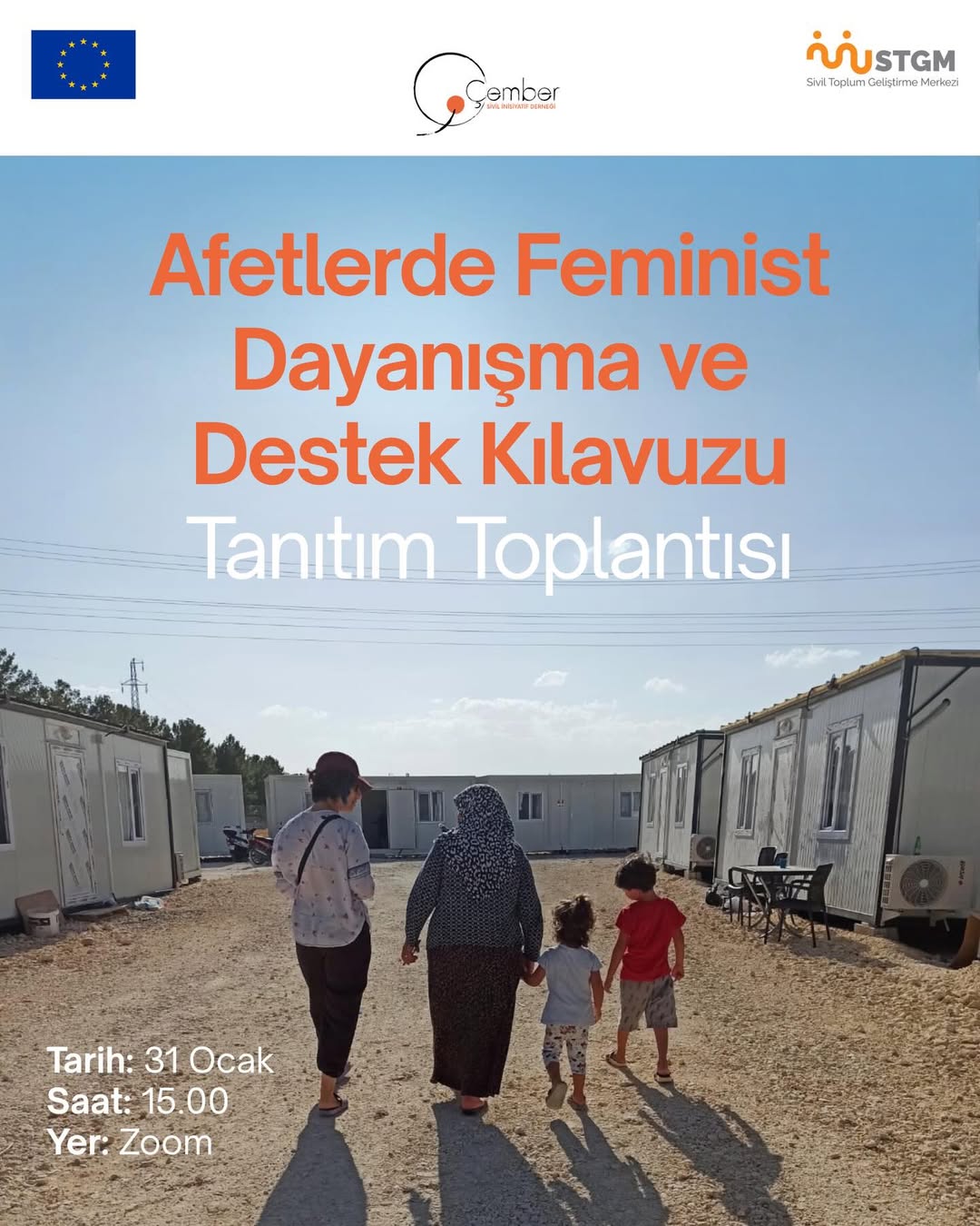 Afetlerde Feminist Dayanışma Kılavuzu Tanıtım Toplantısına Davet