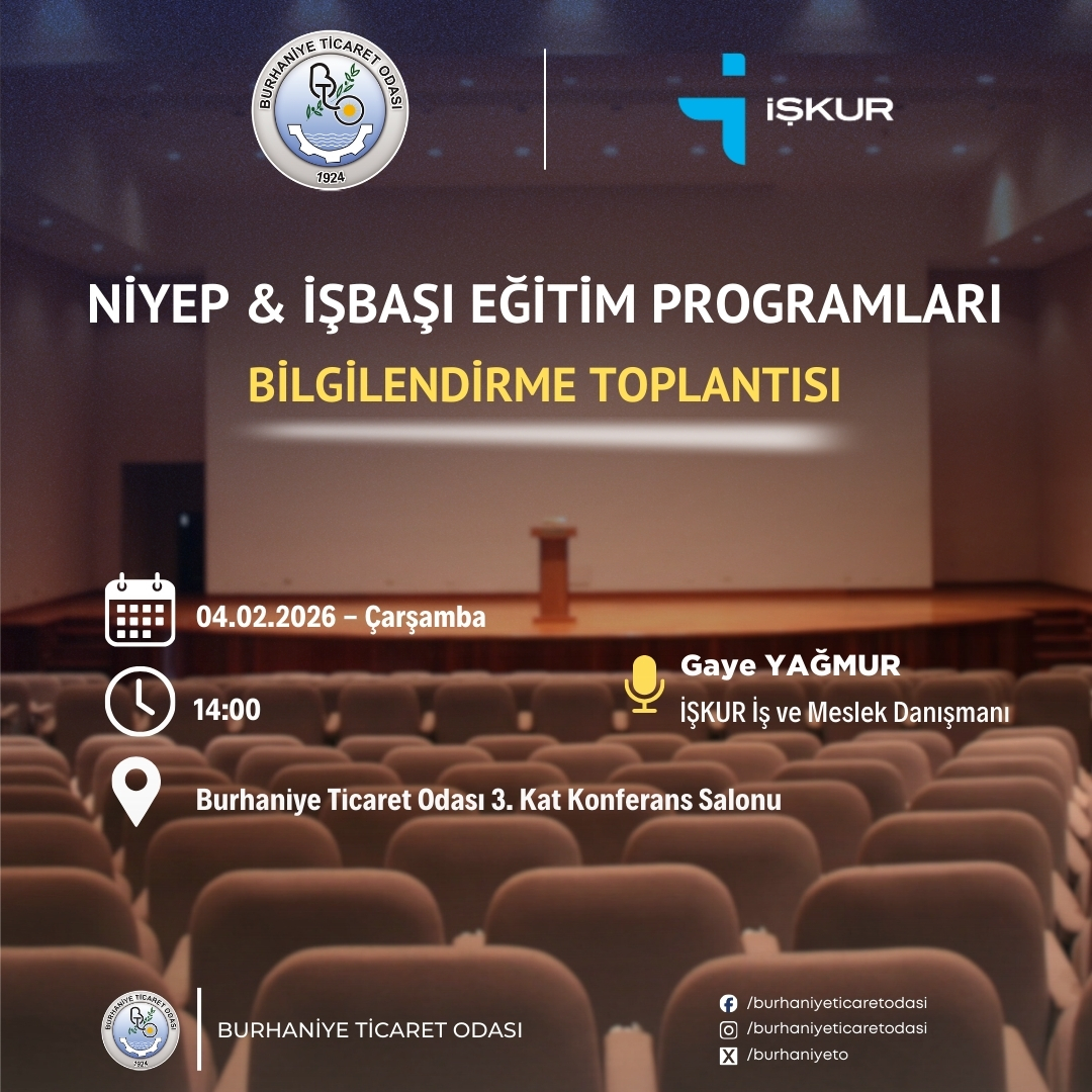 Burhaniye Ticaret Odası’ndan İŞKUR Destekleri Hakkında Bilgilendirme Toplantısı