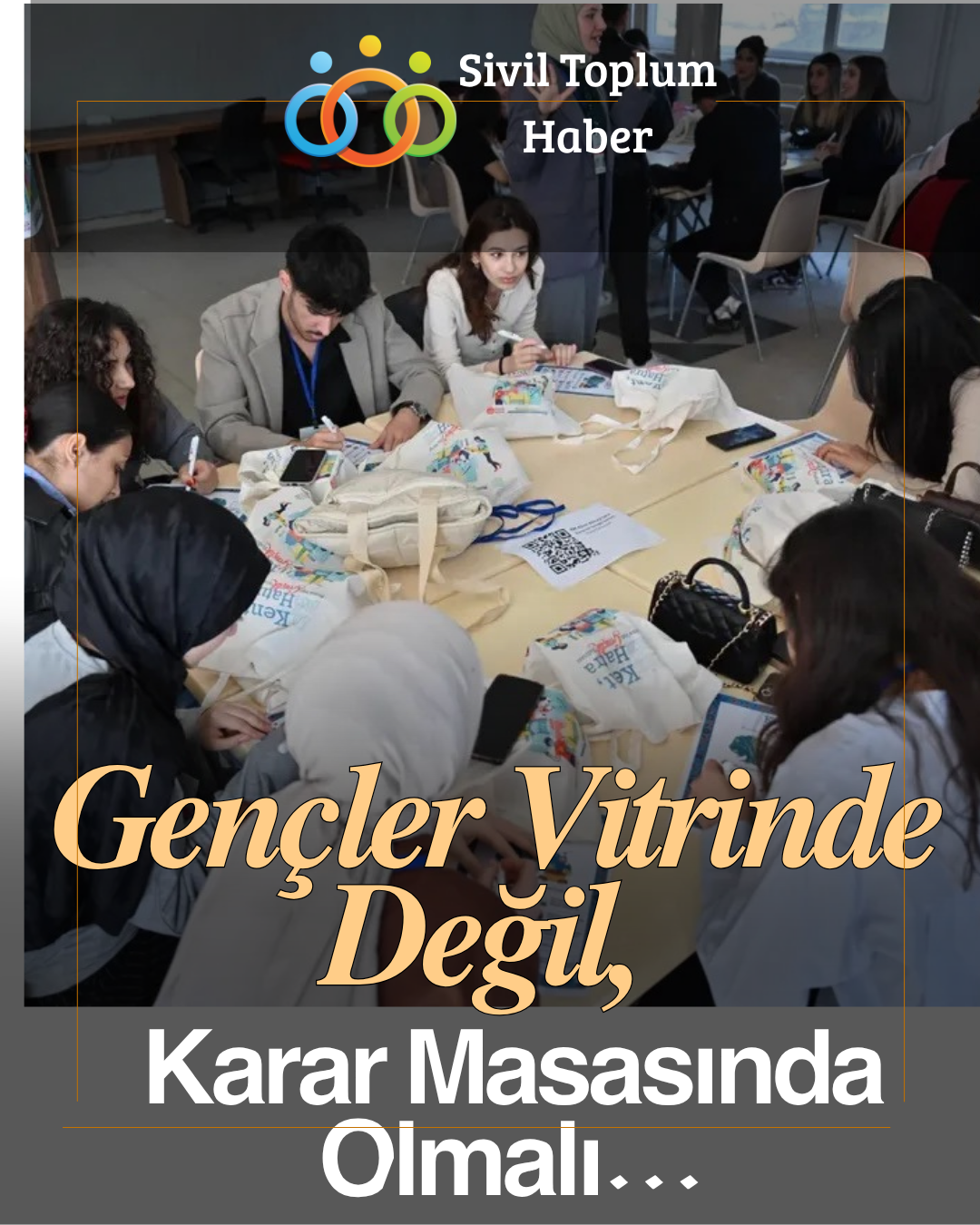 Gençler vitrinde değil, karar masasında olmalı…