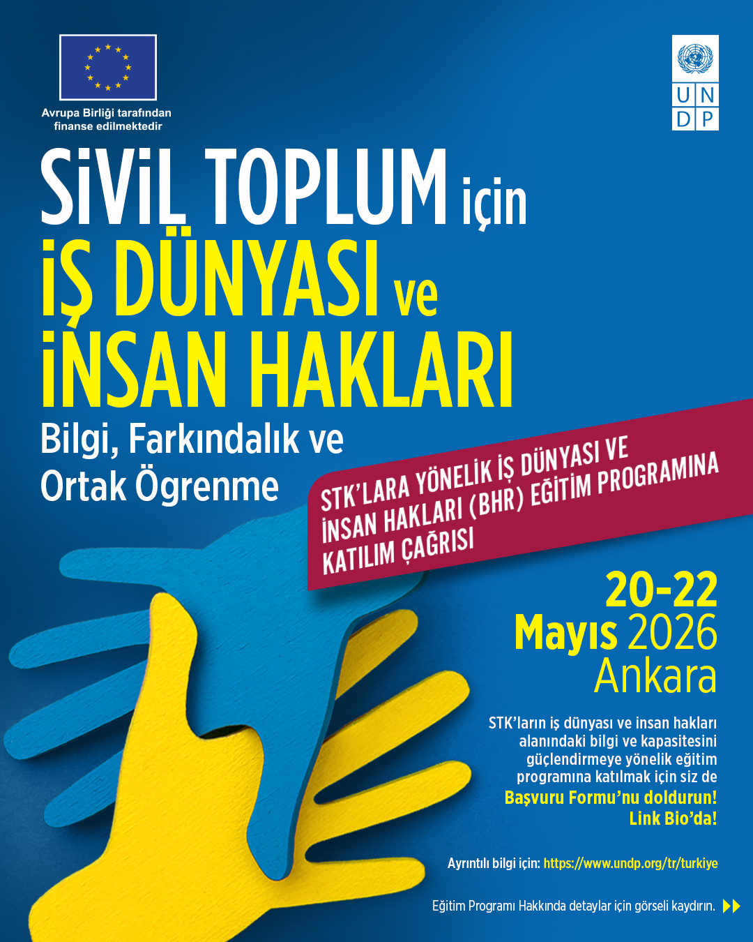 UNDP’den STK’lara Çağrı