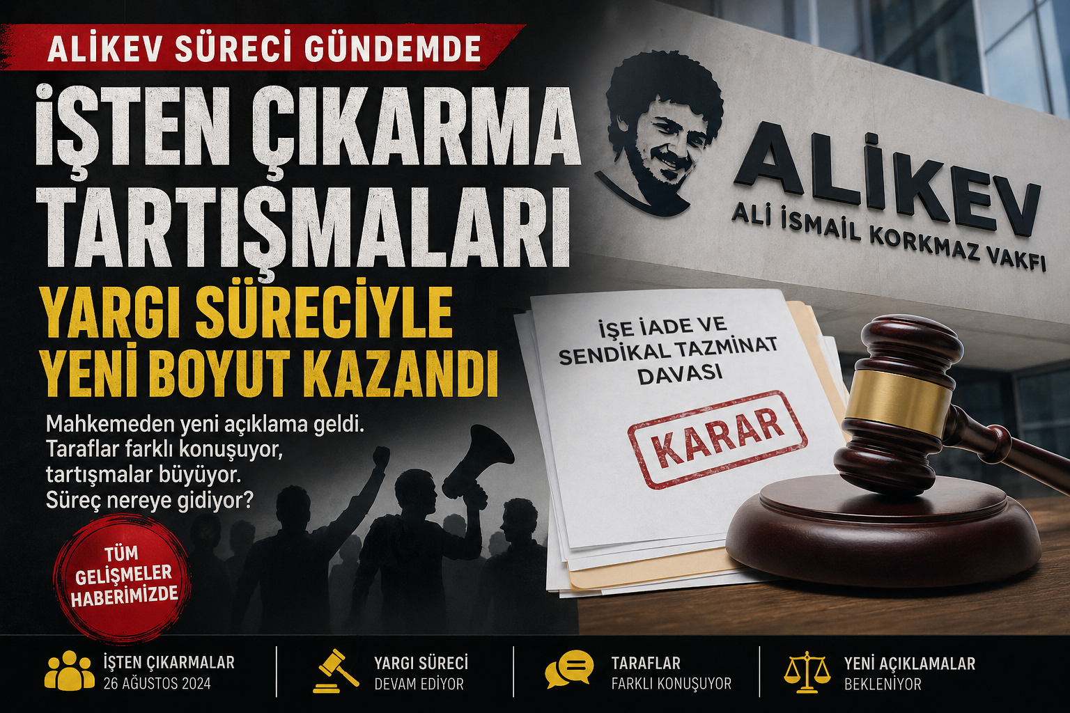ALİKEV Sürecinde Yeni Gelişme: İşten Çıkarma Tartışmaları ve Mahkeme Kararı Gündemde