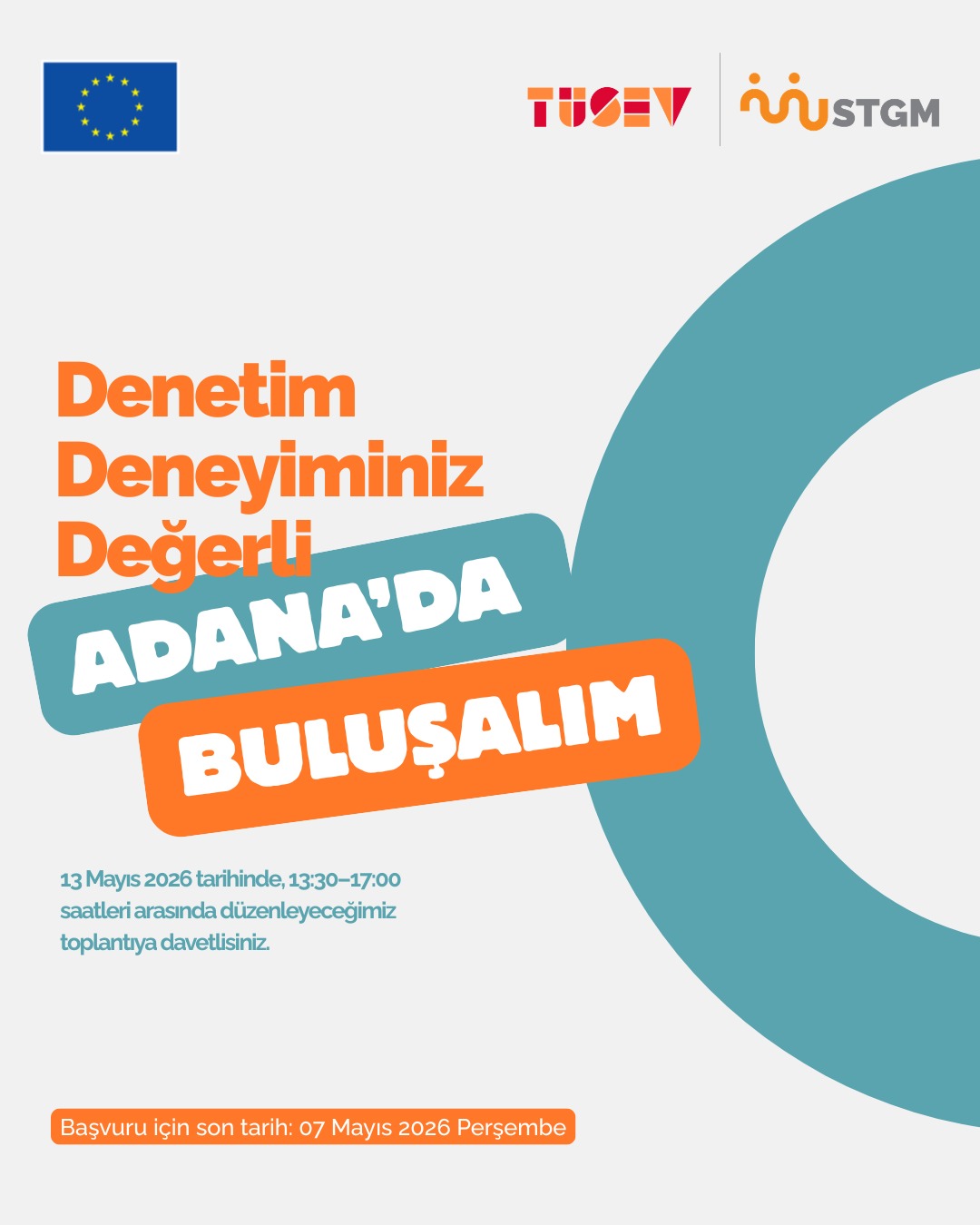 STGM, STÖ Denetim Süreçlerini Tartışmak Üzere Adana’da Toplantı Düzenleyecek
