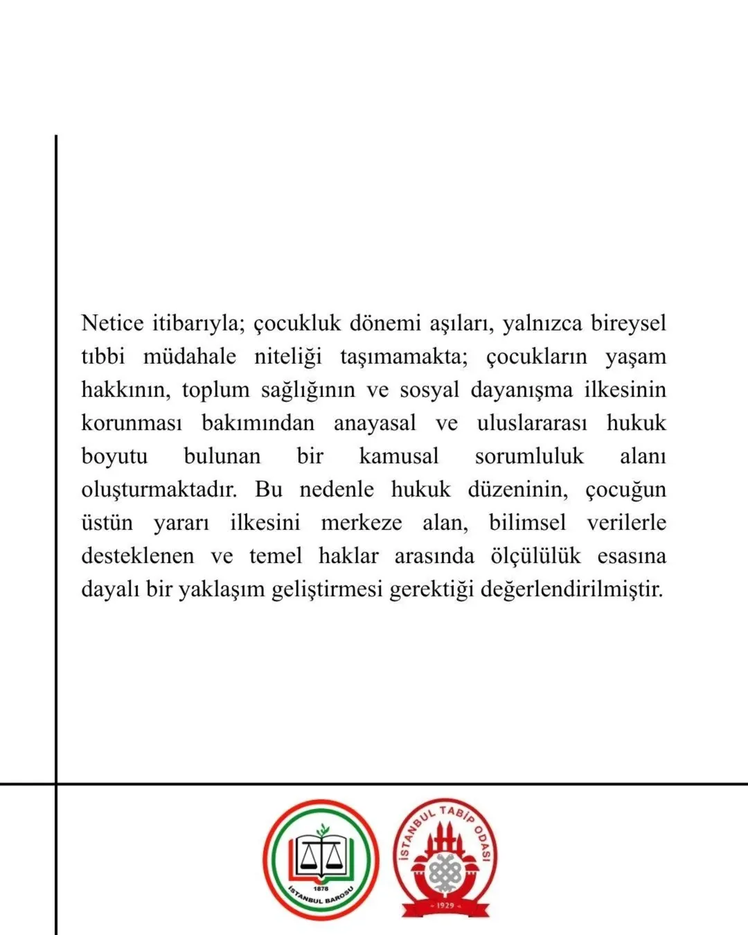 İstanbul Barosu’nda Aşı Reddi Panelinin Sonuç Bildirgesi Açıklandı 5 706868862 18123285787729277 2504677121143926937 n