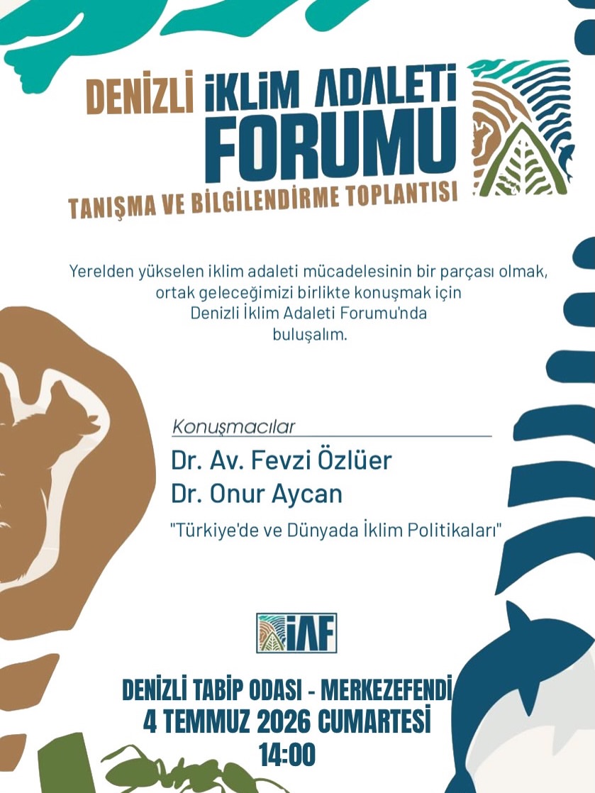 Denizli İklim Adaleti Forumu İlk Buluşmasını 4 Temmuz’da Gerçekleştirecek