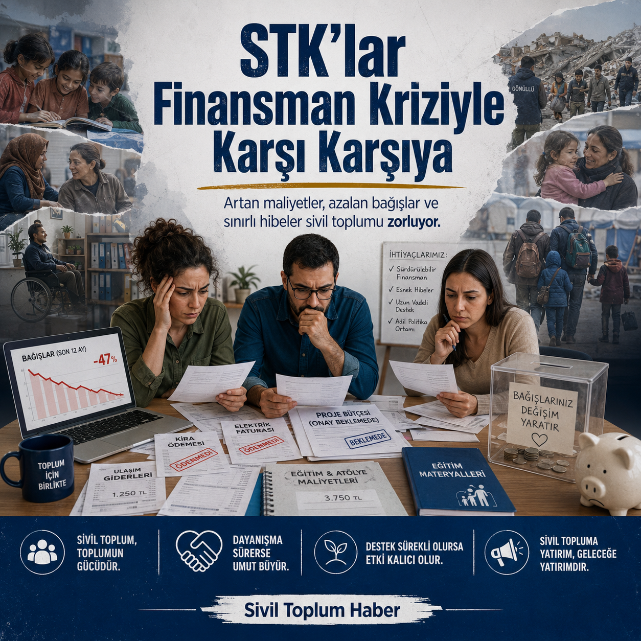 Sivil Toplumda Finansman Alarmı: Projeler Var, Kaynak Yok