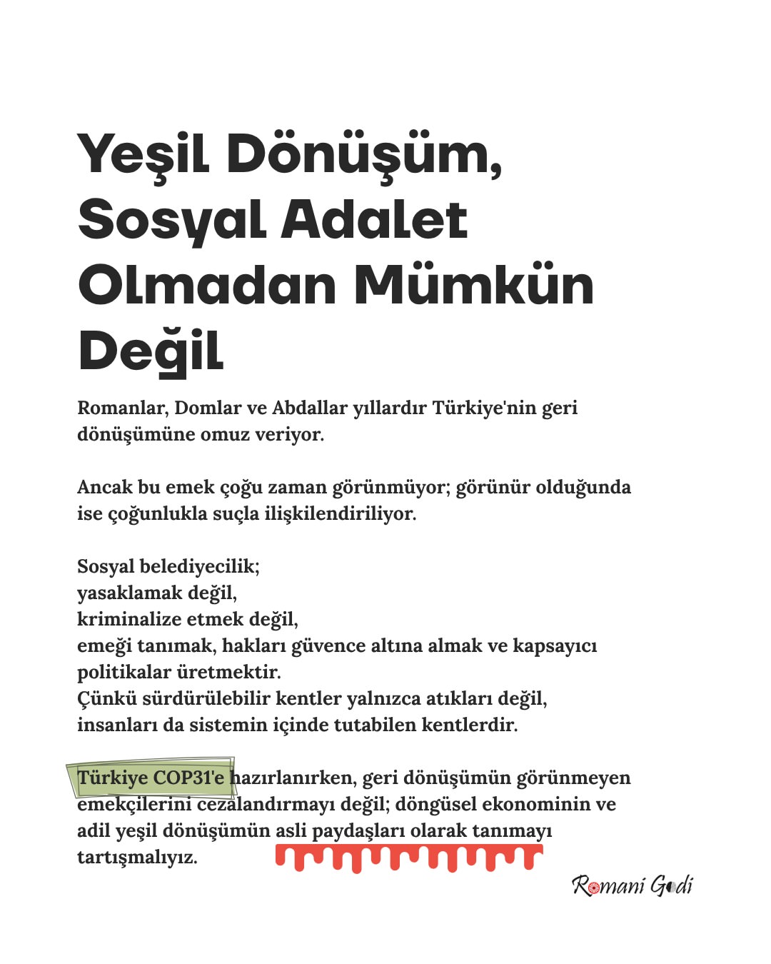 Romani Godi: Yeşil Dönüşüm, Geri Dönüşüm Emekçilerinin Haklarını Kapsamalı 2 740185425 18059763152746435 1734773582580173592 n