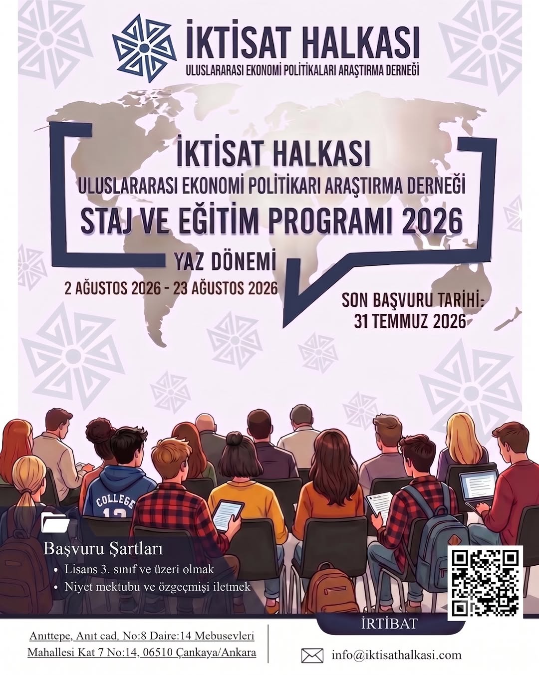 İktisat Halkası Yaz Staj Programı Başvuruları Açıldı