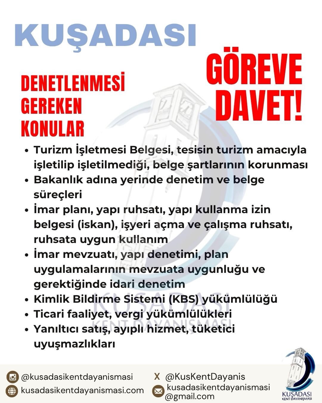 Kuşadası Kent Dayanışması’ndan Turizm Tesisi Denetimi İçin Göreve Davet 3 755364363 17928243927368843 5300717858780303386 n