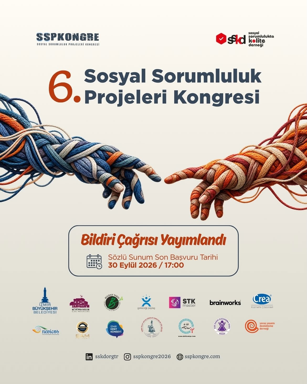6. Sosyal Sorumluluk Projeleri Kongresi İçin Bildiri Çağrısı Açıldı