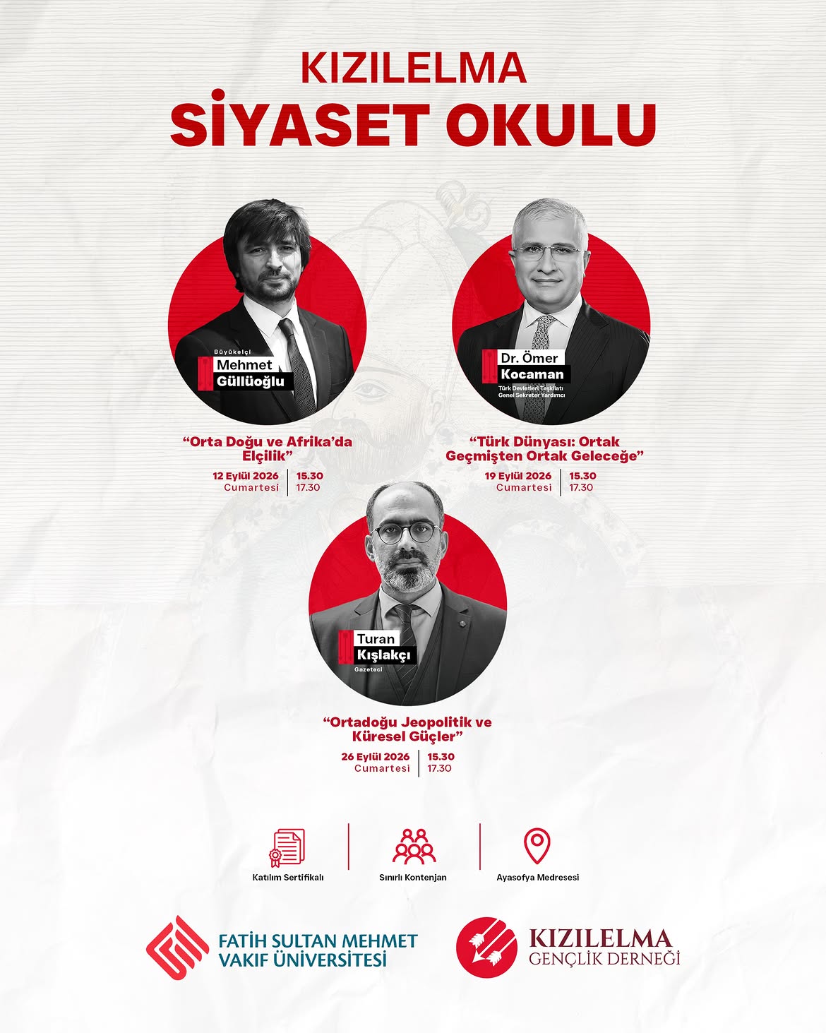 Gençlere Diplomasi ve Dış Politika Odaklı Üç Haftalık Siyaset Okulu