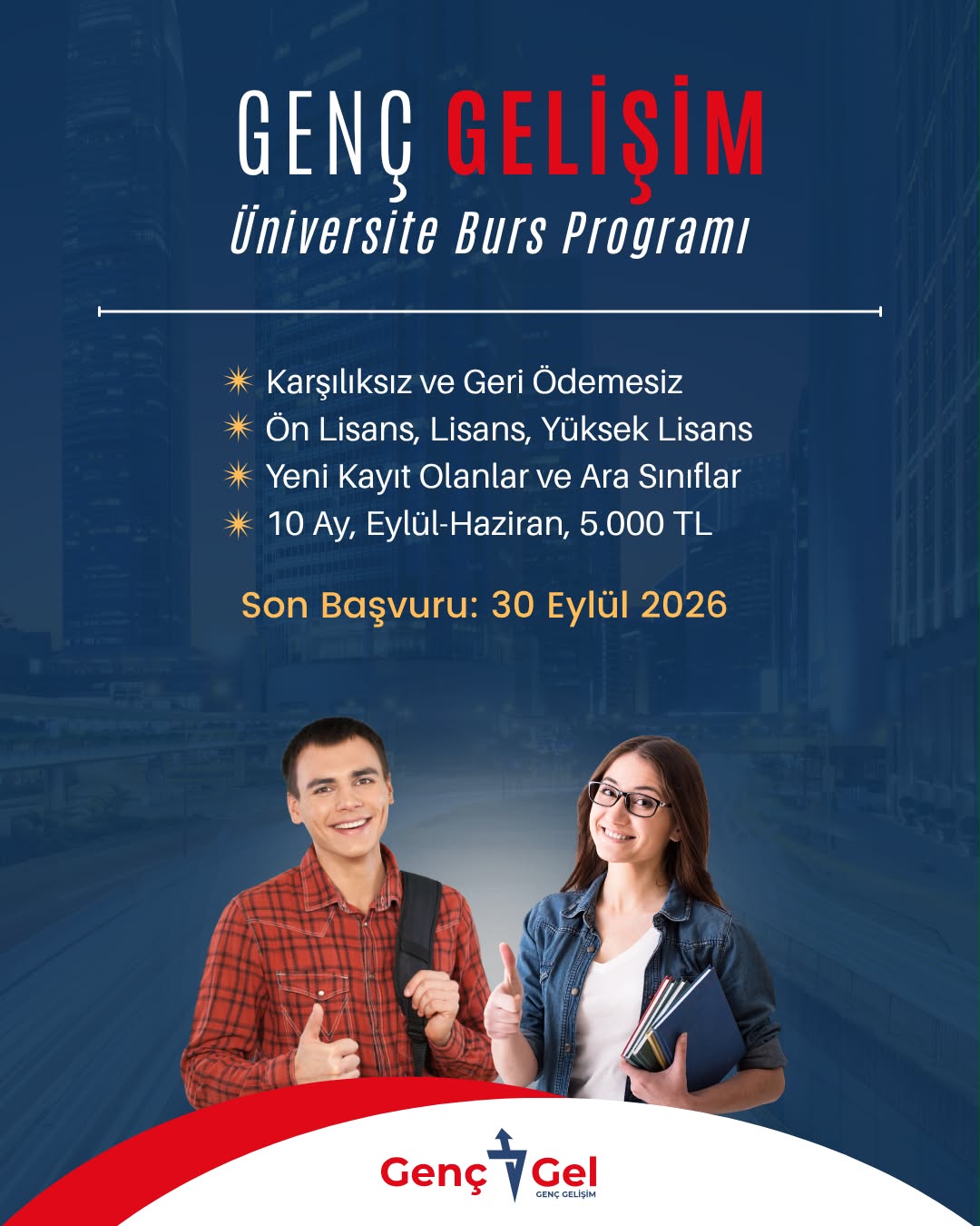 Genç Gelişim Platformu Burs Programı Başvuruları Başladı