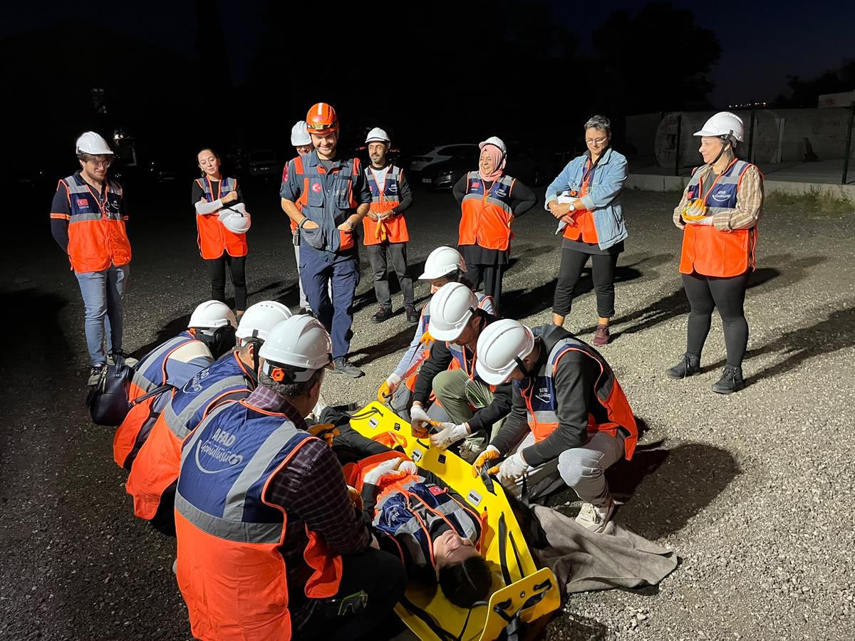 Tekirdağ’da Destek AFAD Gönüllüleri Saha Eğitimini Tamamladı