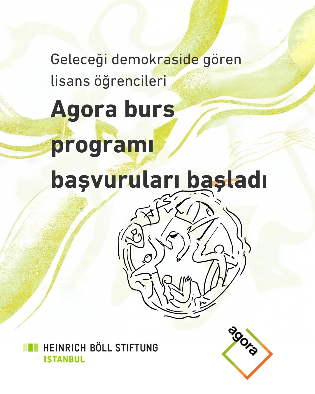 Agora Demokrasi Burs Programı Başvuruları Açıldı