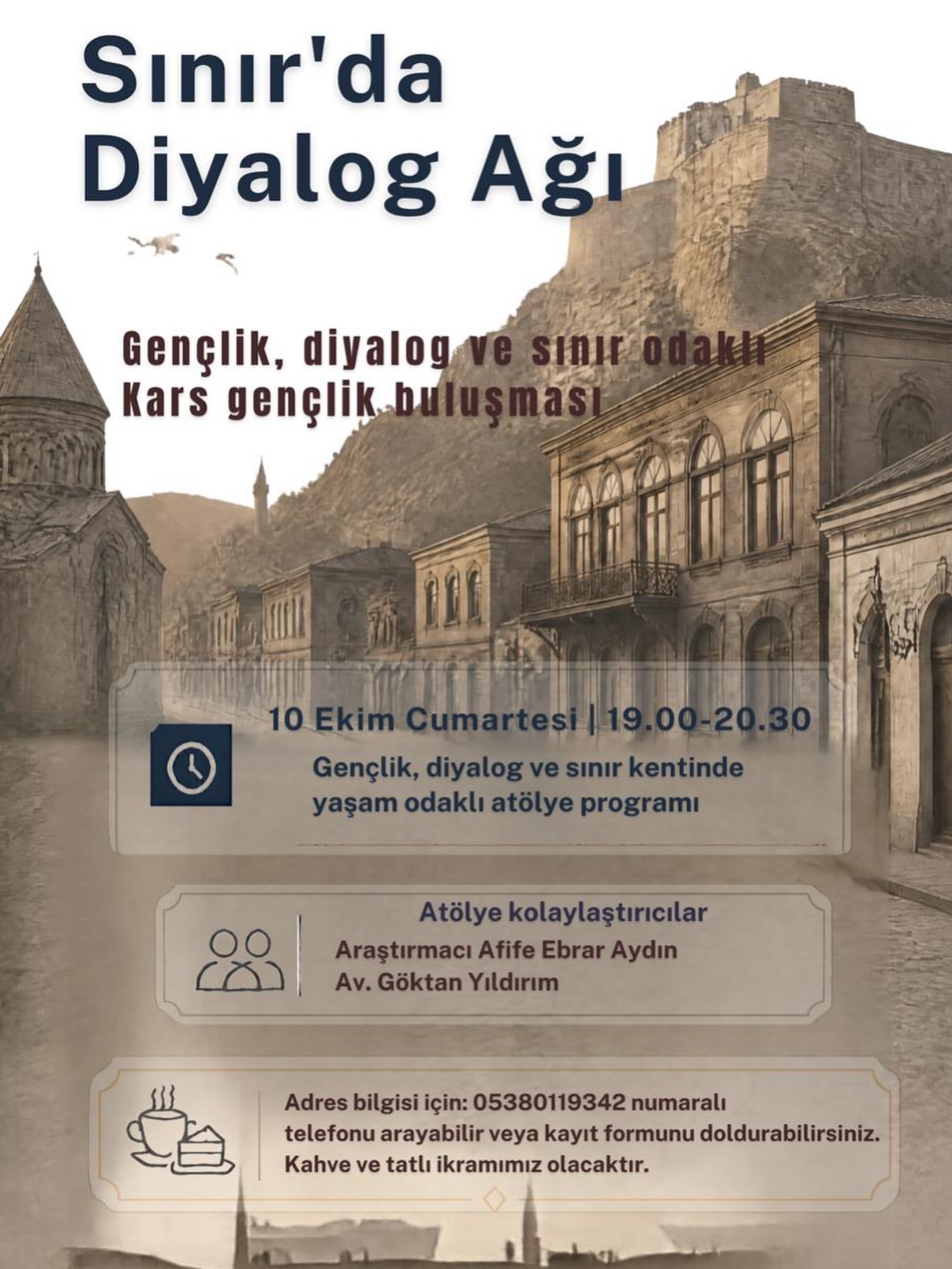 Sınır’da Diyalog Ağı Kars’ta Gençlerle Buluşacak