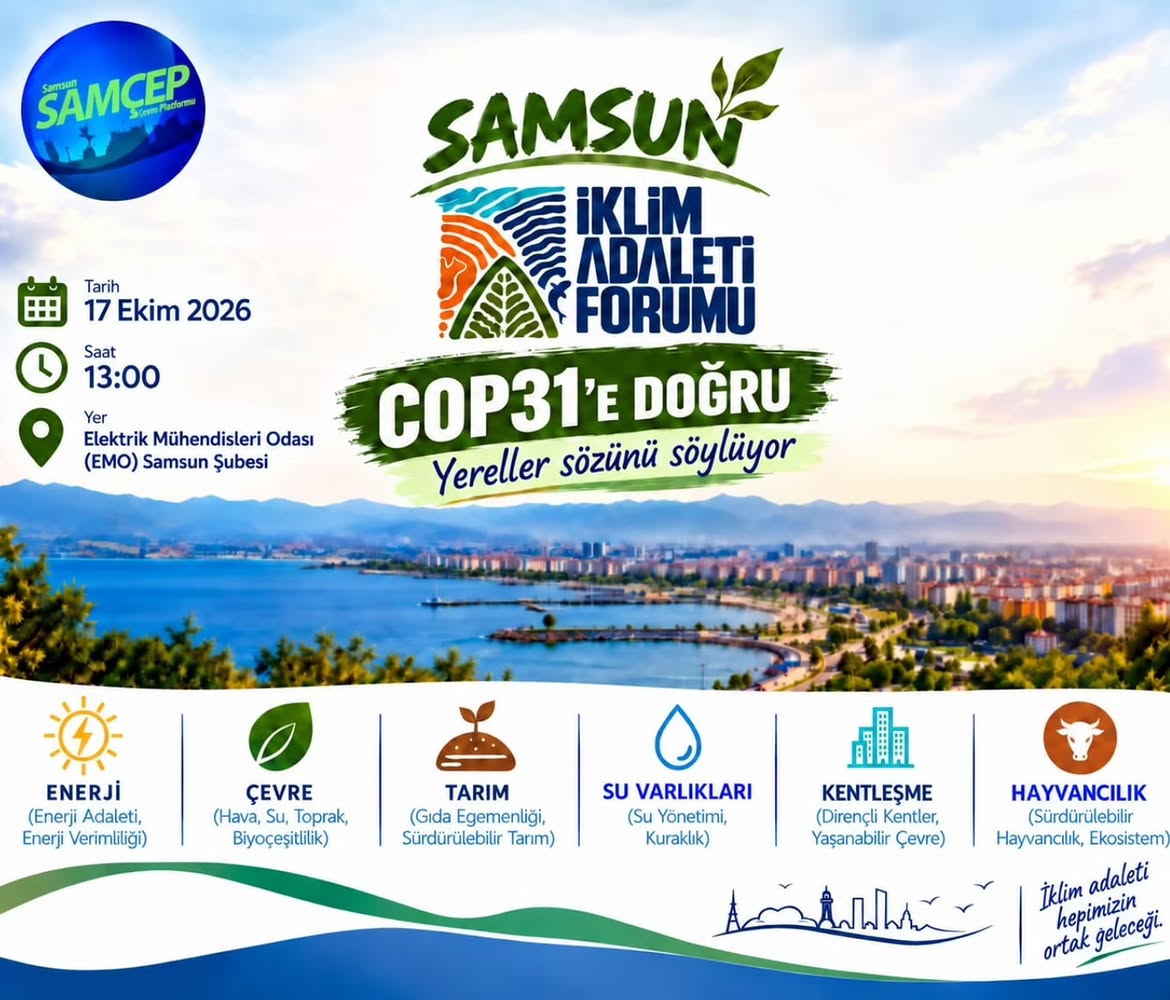 İklim Adaleti Forumu Samsun’da Yerelleri Bir Araya Getirecek