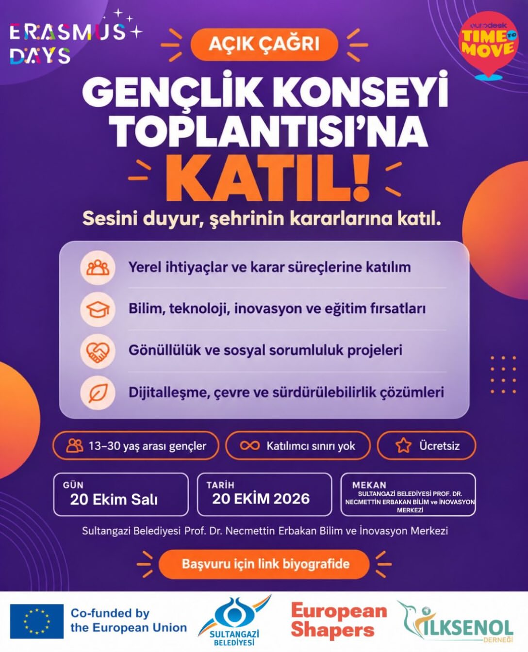 Gençlik Konseyi Toplantısı Sultangazi’de Düzenlenecek