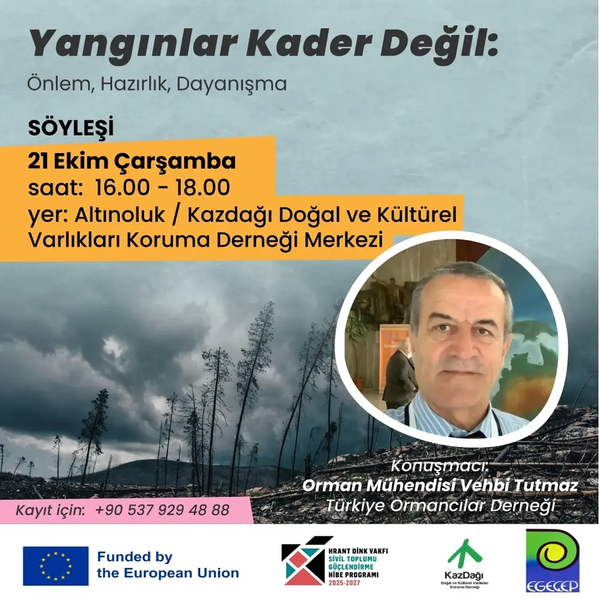 Kazdağı Derneği Orman Yangınlarına Hazırlık Buluşması Düzenliyor
