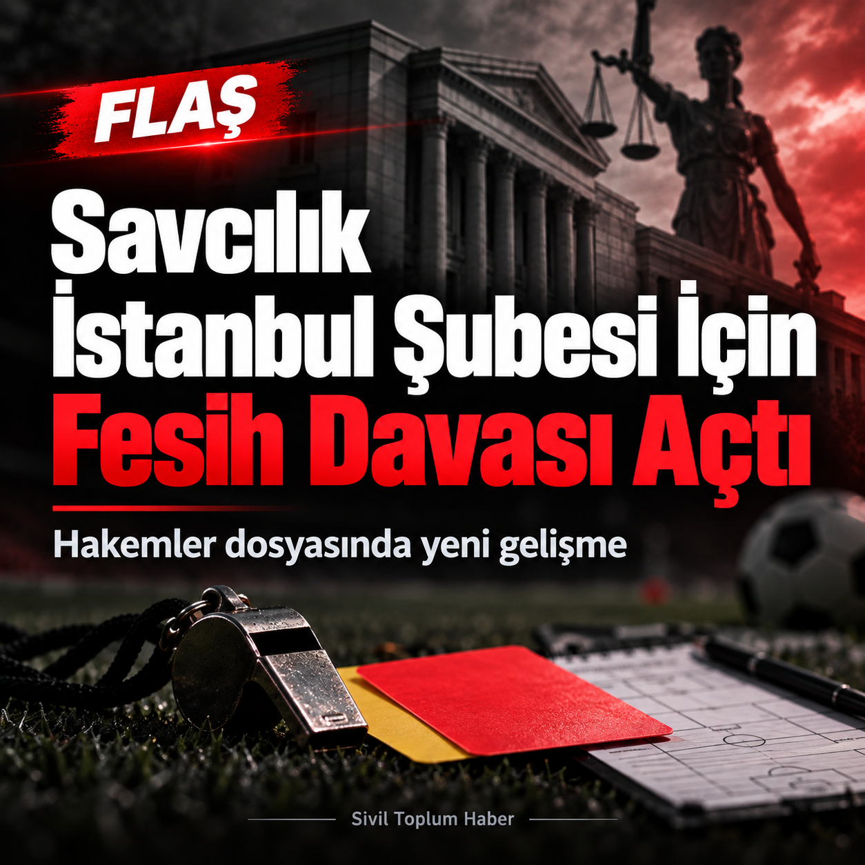 Hakemler Dosyasında Yeni Eşik: Savcılık İstanbul Şubesi’nin Feshini İstedi